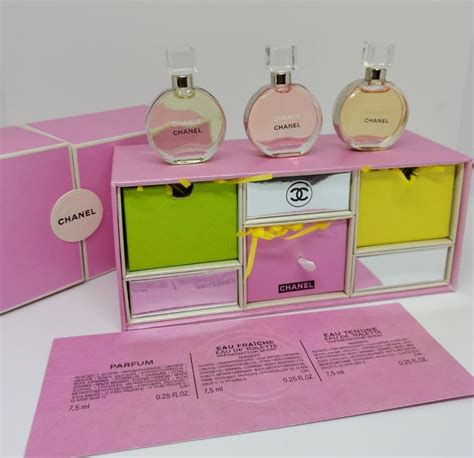 chanel mini perfume set uk|chanel perfume set miniatures.